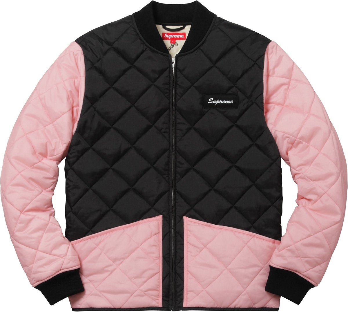 Color Blocked Quilted Jacket view 3